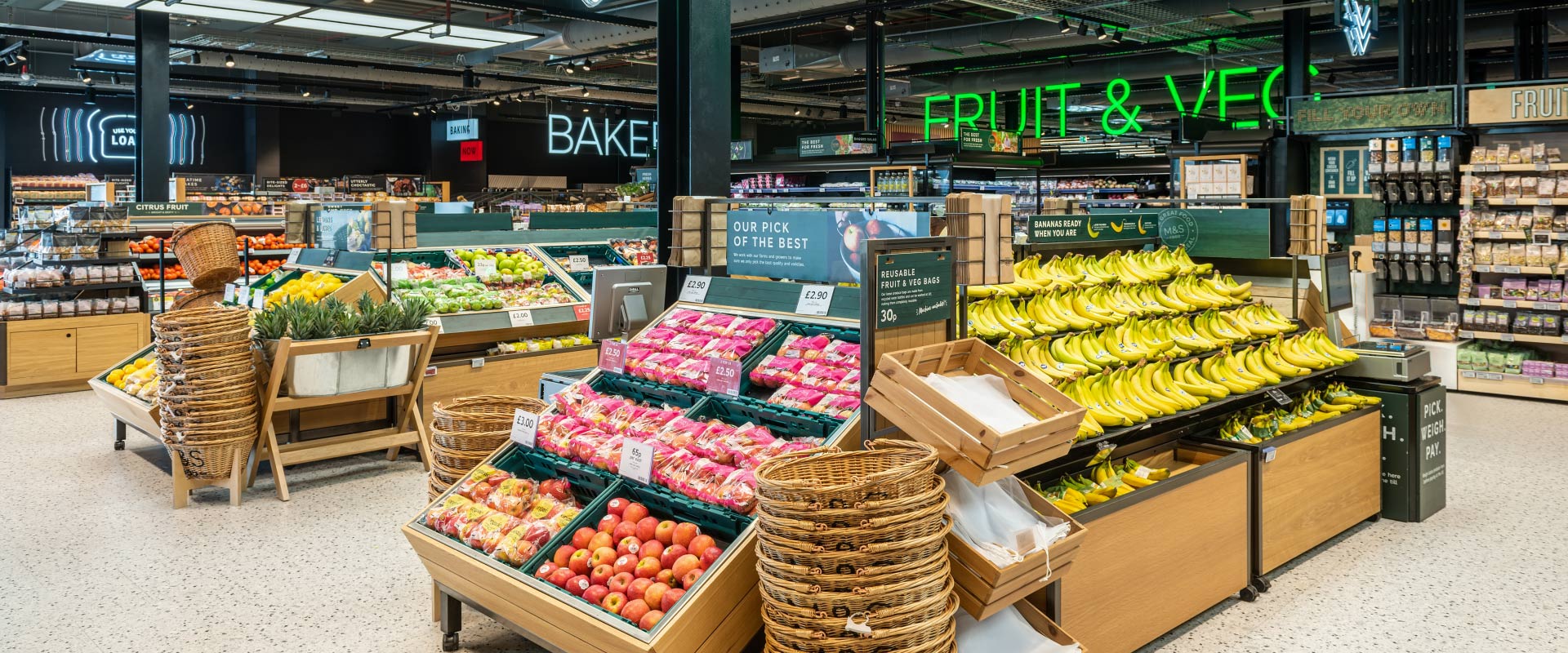 Oktalite | Atmosphäre wie in der Markthalle - Die Marks & Spencer Food ...